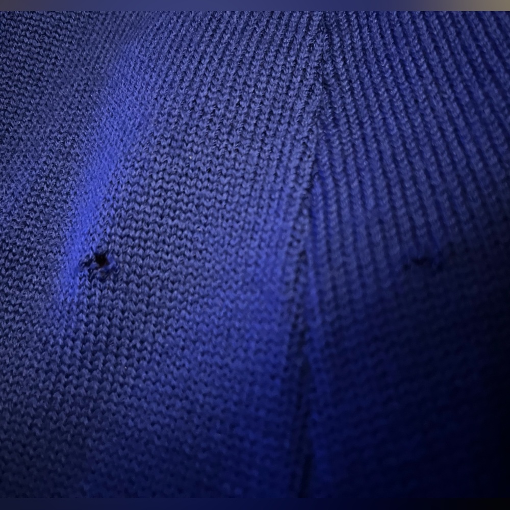 PRICE DROP! Pre-loved St. John vintage royal blue stirrup pants, size 10 - Picture 9 of 9
